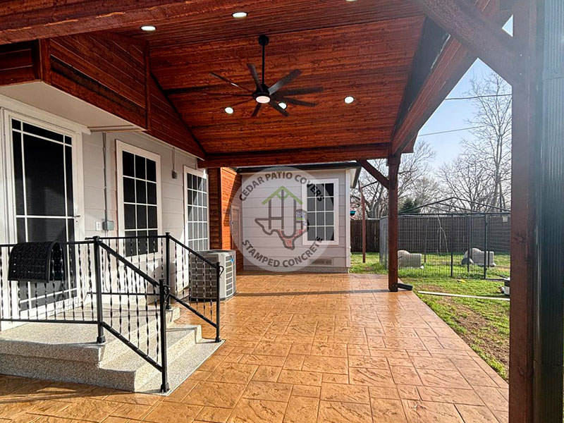 Cedar Patio Covers Dallas DFW Texas  2025