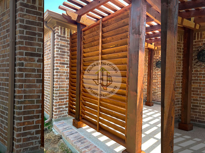 Cedar Patio Covers Dallas DFW Texas  2025