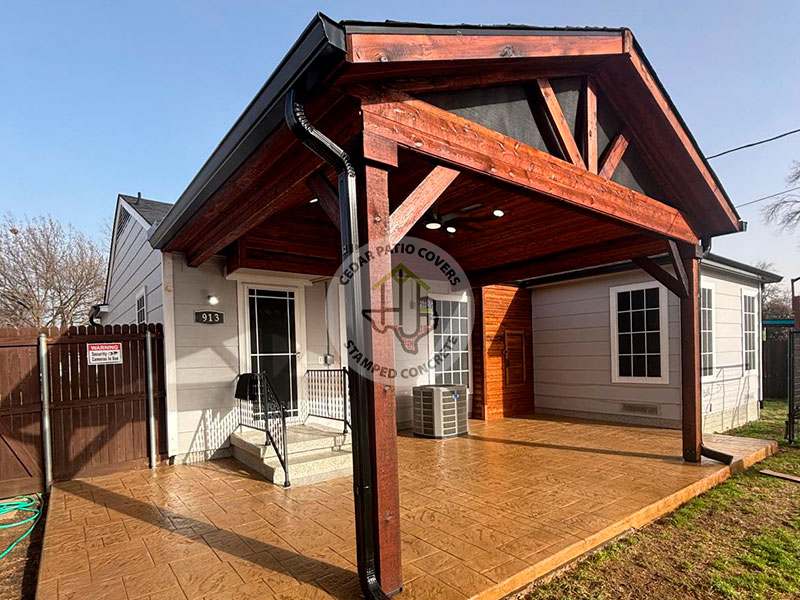 Cedar Patio Covers Dallas DFW Texas  2025